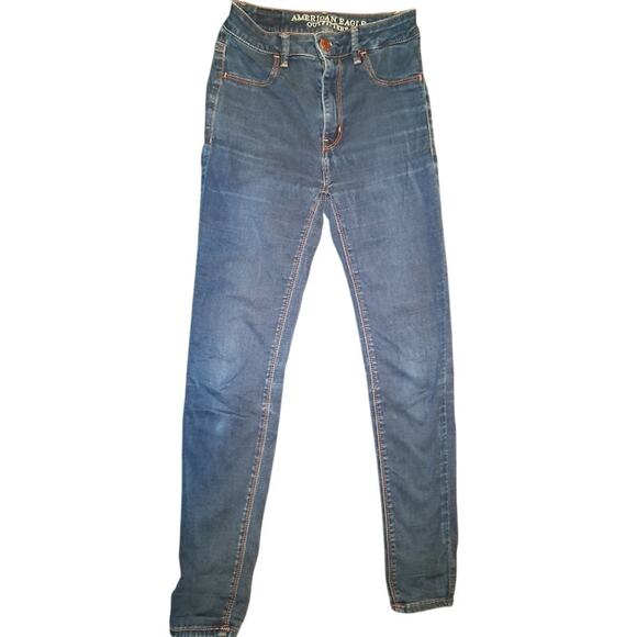 American Eagle Sky High Jegging Jeans Size 00 - Picture 1 of 3